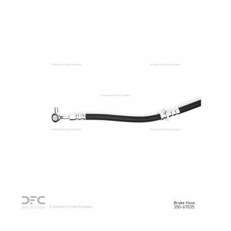 Dynamic Friction Company Front Left Brake Line Hose 350-67035 For 1989-1994 Nissan 240SX
